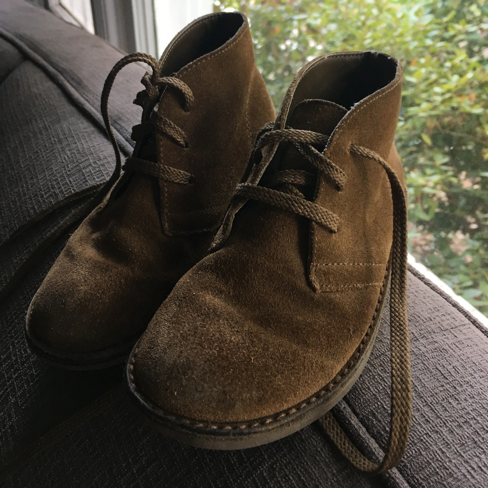 Lands End suede chukka boots